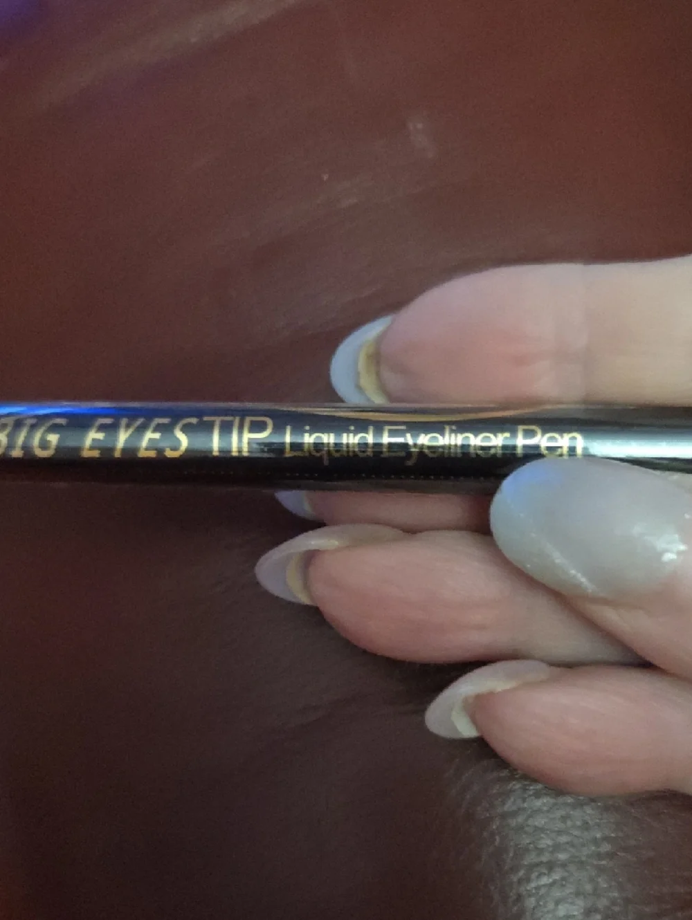 Big Eyes Tip Liquid Eyeliner Pen - Black And Pink